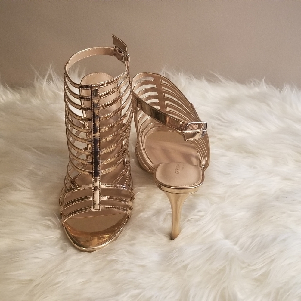 Christian Siriano Rose Gold Heel